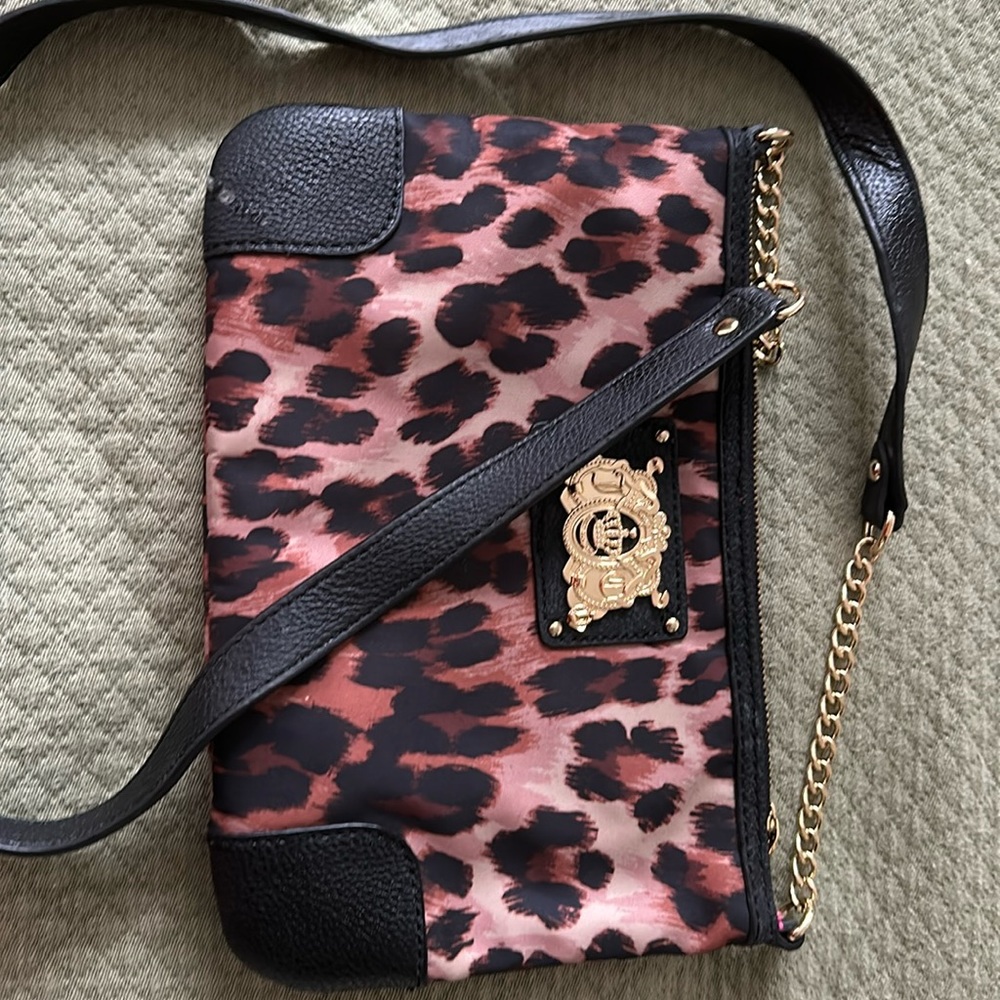Juicy Couture cheetah crossbody purse